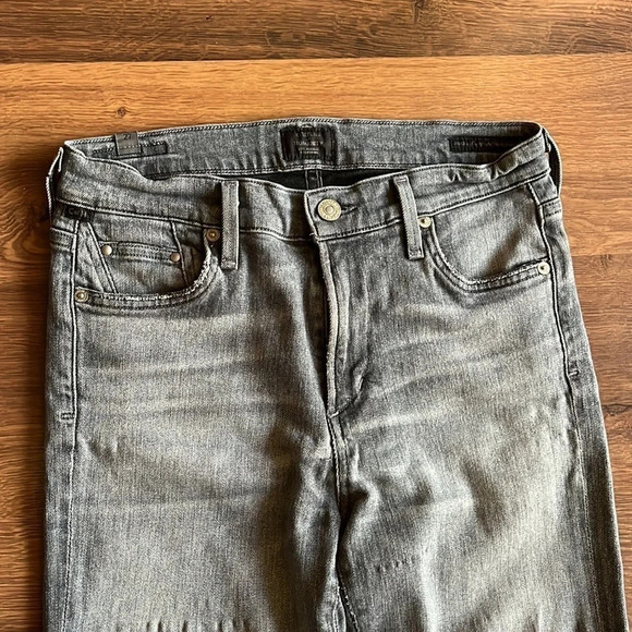 Citizen of Humanity Black Rocket Crop Midrise Skinny - Picture 4 of 14